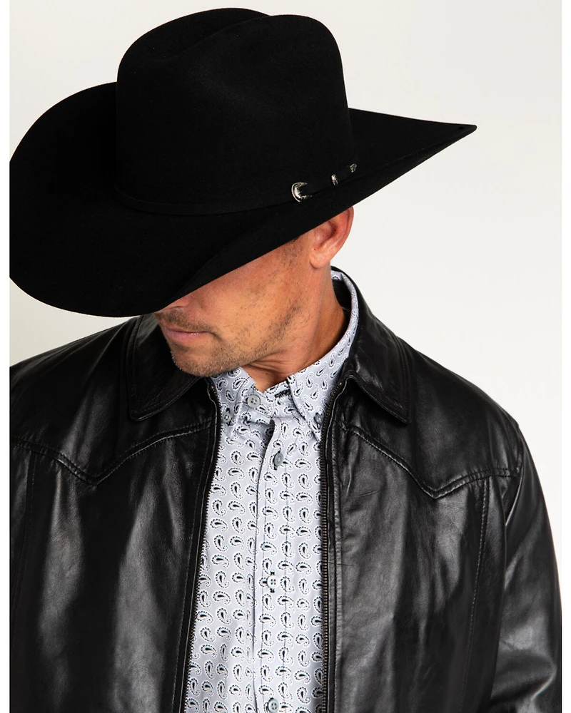Cody James® Men's Denton 3X Low Cattleman 4" Pro Rodeo Wool Hat