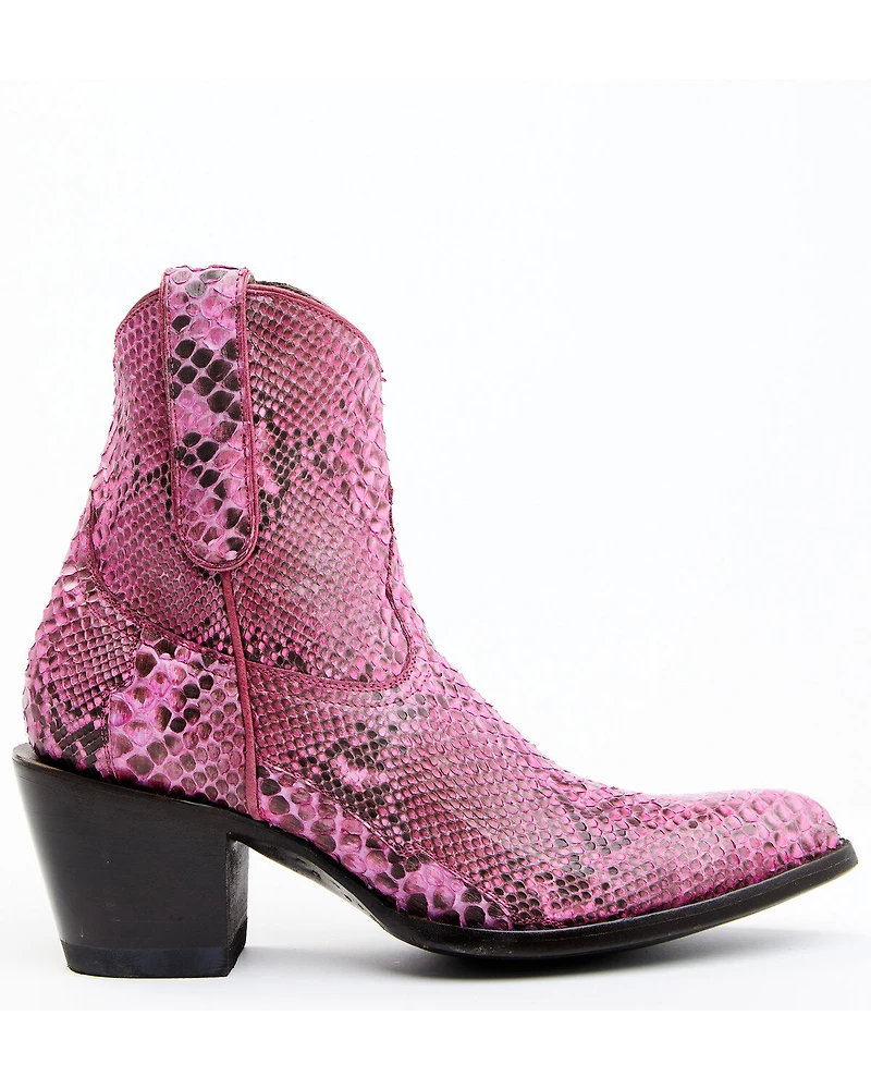 Idyllwind Women's Badass Exotic Python Western Booties - Round Toe
