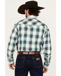 Roper Men's Amarillo Plaid Print Long Sleeve Snap Western Shirt