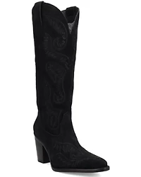 Dingo Women's Evita Tall Suede Western Boots - Snip Toe