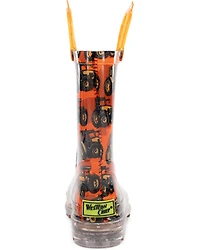 Western Chief Boys' Tractors Lighted Rain Boots - Round Toe