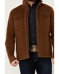 Rock & Roll Denim Men's Solid Twill Zip-Up Jacket