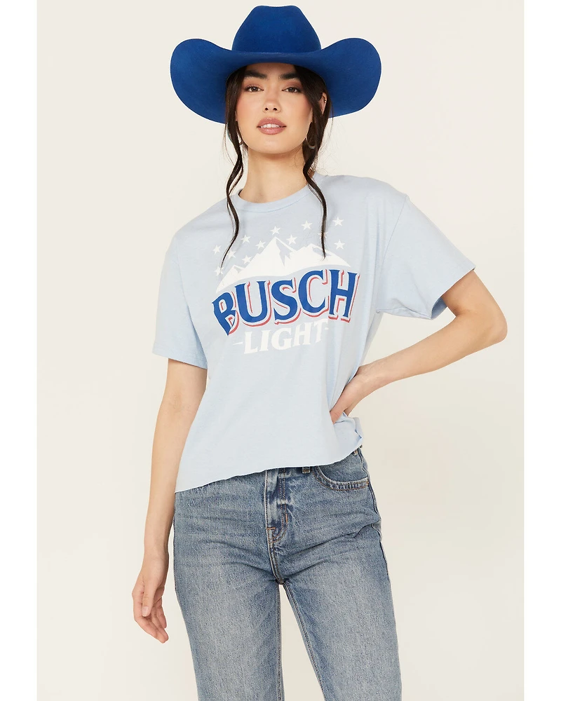 Brew City Beer Gear Women's Busch Cropped Graphic Tee