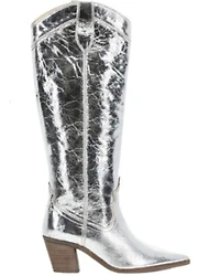 Frye Women's Sara Metallic Tall Western Boots - Round Toe