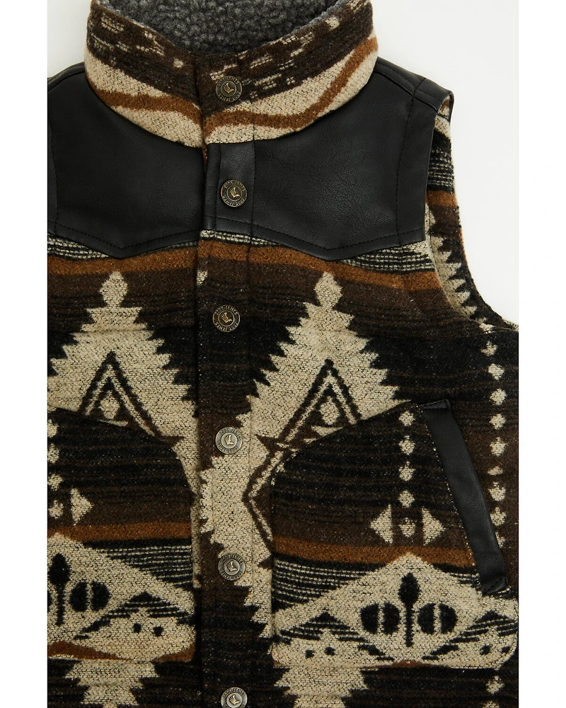 Cody James Toddler Boys' Oil Slick Southwestern Print Vest