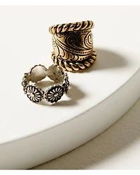 Shyanne Women's Sierra Winter Longhorn Ring Set - 5 Piece