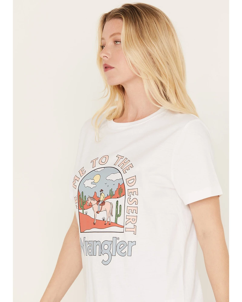 Wrangler Women's Boot Barn Exclusive Take Me To The Desert Short Sleeve Graphic Tee
