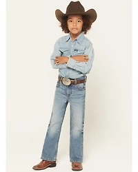 Wrangler 20X Little Boys' Wright 42 Vintage Bootcut Stretch Denim Jeans