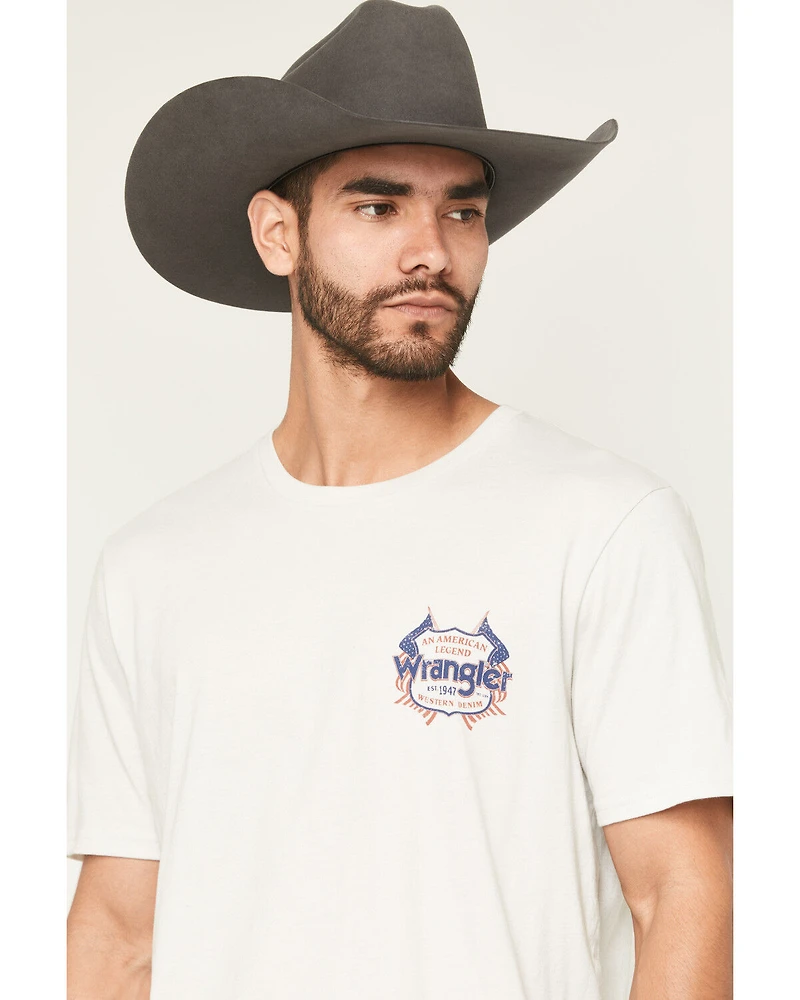 Wrangler Men's American Logo Short Sleeve Graphic T-Shirt