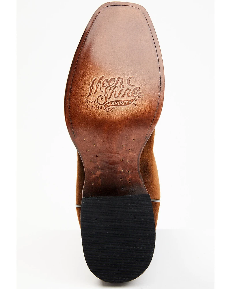Moonshine Spirit Men's 11" Pancho Roughout Western Boots - Square Toe