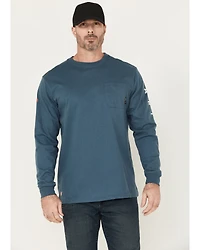 Ariat Men's FR Hard Head Long Sleeve Pocket Work Shirt