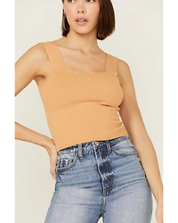 Shyanne Women's Ribbed Knit Sweater Tank Top