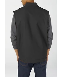 Dickies Men's Rinsed Black Brushed Sherpa Duck Work Vest