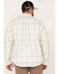 Brothers and Sons Men's Large Plaid Print Performance Long Sleeve Button Down Western Shirt