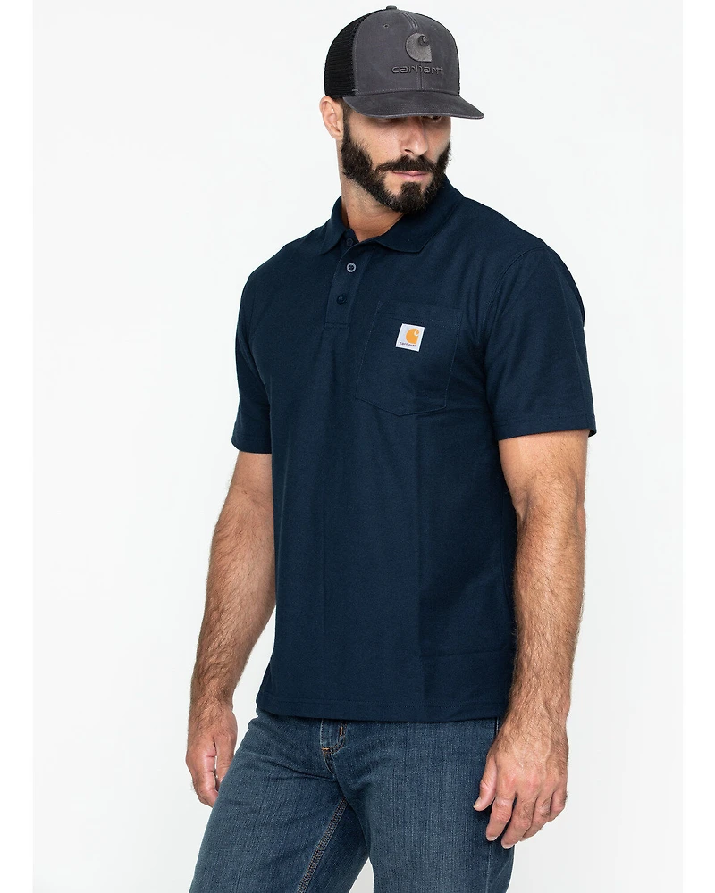 Carhartt Men's Contractors Pocket Short Sleeve Work Polo Shirt