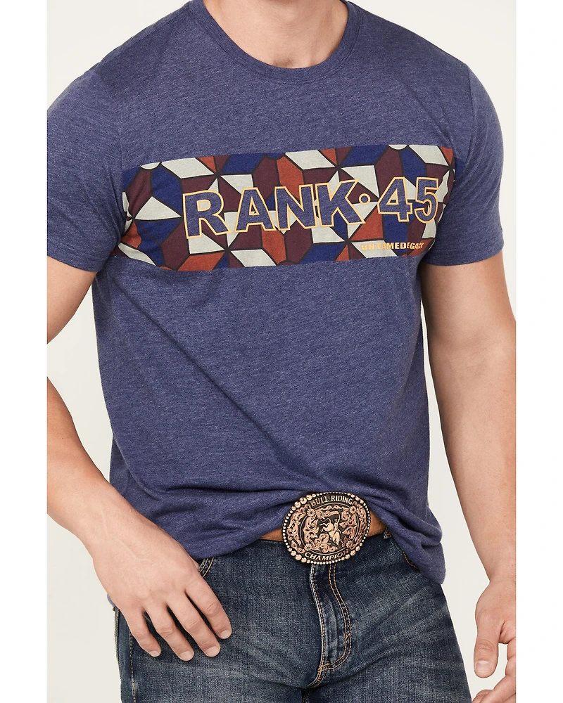 RANK 45® Men's Bloomville Short Sleeve Graphic T-Shirt