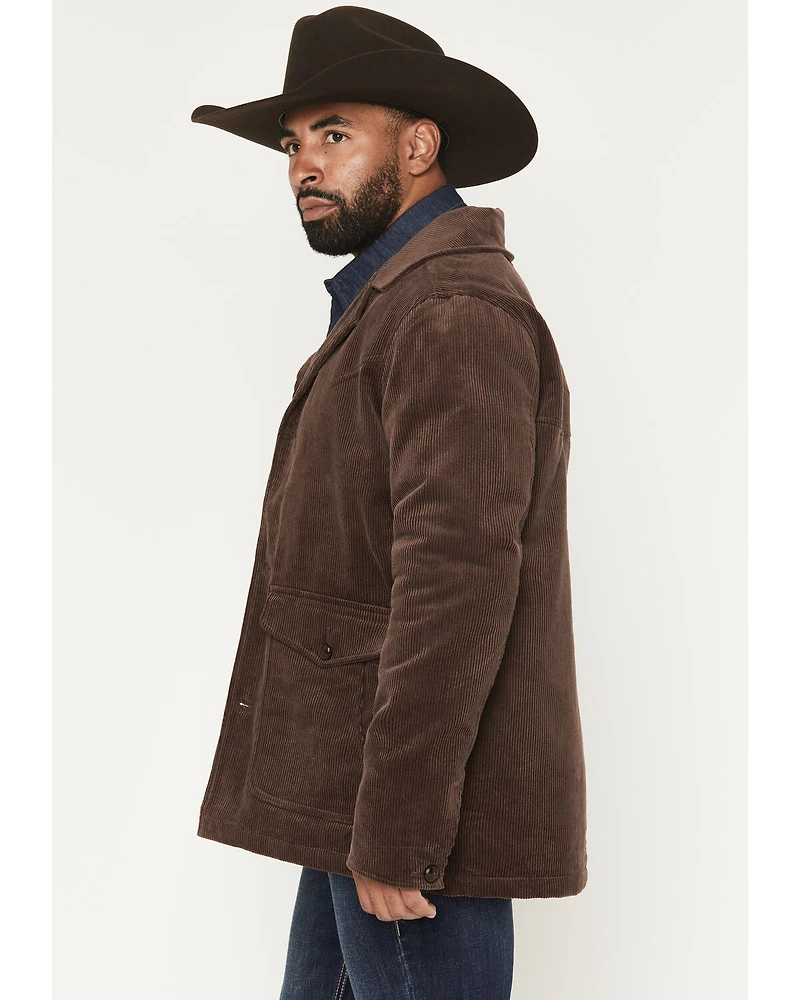 Blue Ranchwear Men's Brush Creek Corduroy Long Jacket