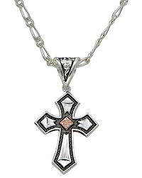Montana Silversmiths Antique Silver Cross Necklace