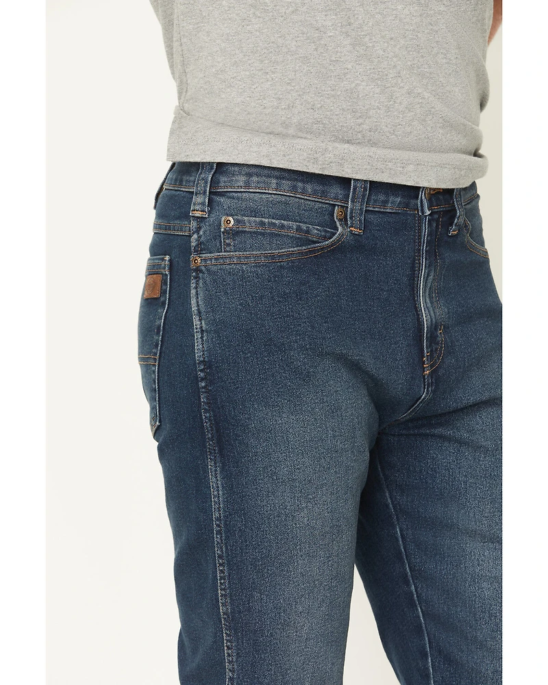 Dickies Men's FLEX Medium Wash Relaxed Fit Straight Carpenter Jeans