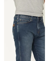 Dickies Men's FLEX Medium Wash Relaxed Fit Straight Carpenter Jeans