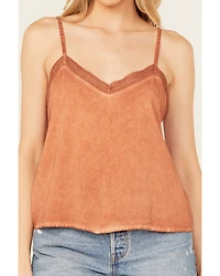 Wild Moss Women's Lace Trim Cami