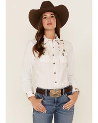 Tasha Polizzi Women's Jackson Embroidered Western Shirt