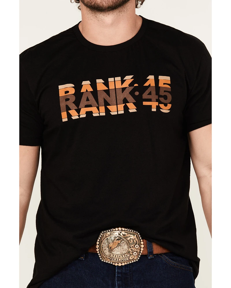 RANK 45® Men's Texas Trails Logo Short Sleeve Graphic T-Shirt