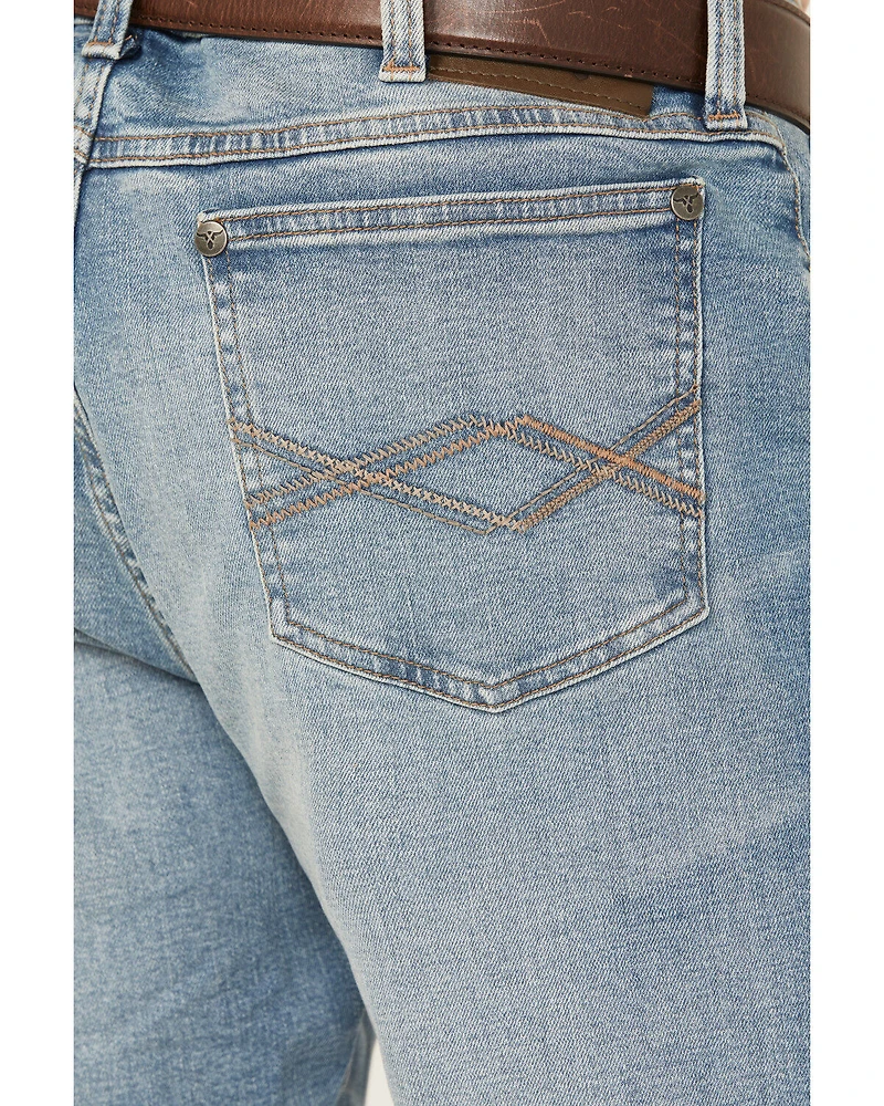 Wrangler 20X Men's Light Wash Shade Bootcut Stretch Jeans