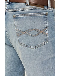 Wrangler 20X Men's Light Wash Shade Bootcut Stretch Jeans
