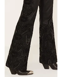 Wonderwest Women's Studded Leather Pant