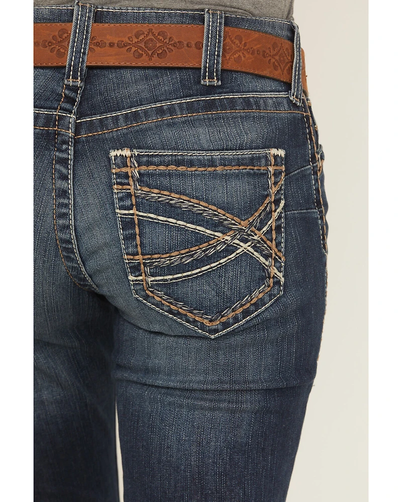 Ariat Women's Mid Rise Entwined Bootcut Jeans