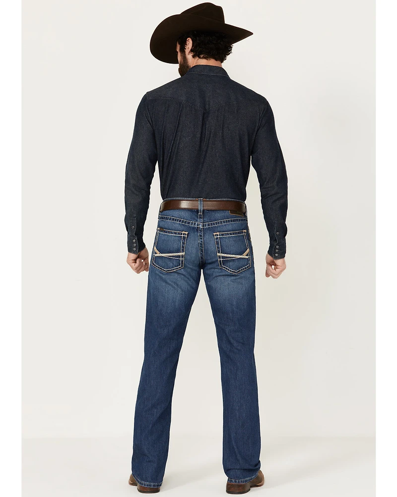 Ariat Men's M5 Medium Wash Pismo Bucklin Straight Denim Jeans