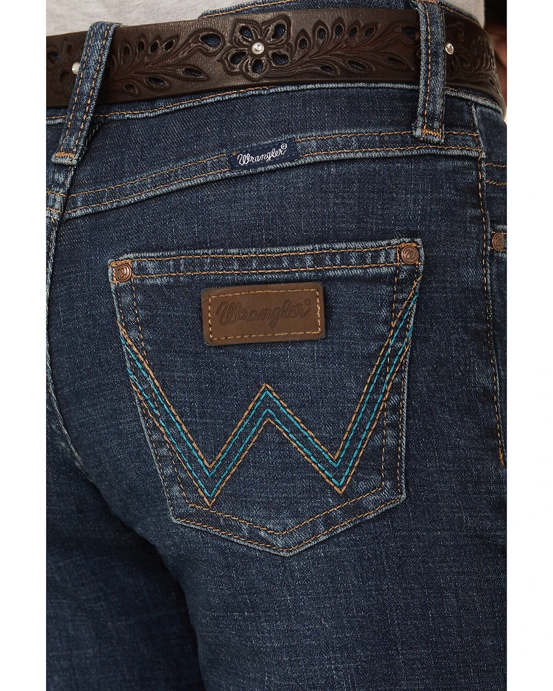 Wrangler Girls' Trouser Stretch Denim Jeans