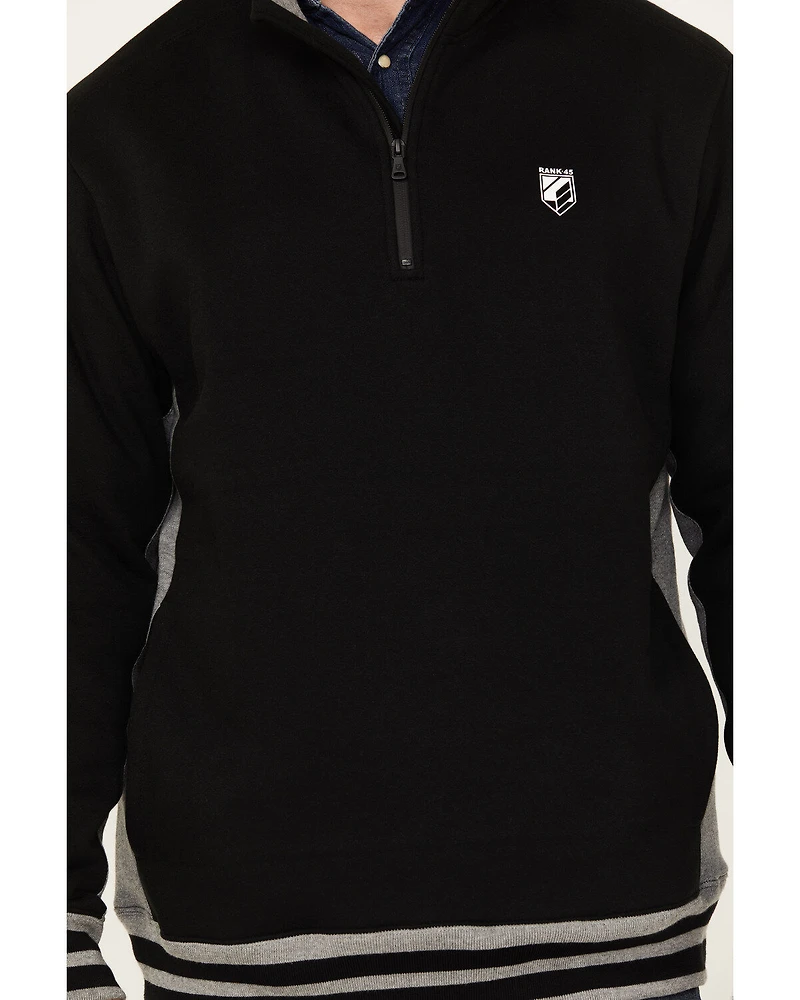 RANK 45® Men's Bring it 1/4 Zip Pullover