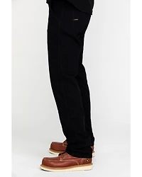 Ariat Men's Black Rebar M4 Made Tough Durastretch Double Front Straight Work Pants - Big