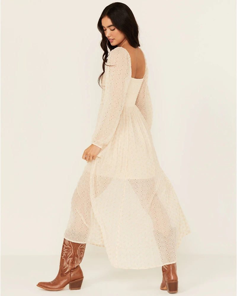 Free People Women's Malina Long Sleeve Maxi Dress