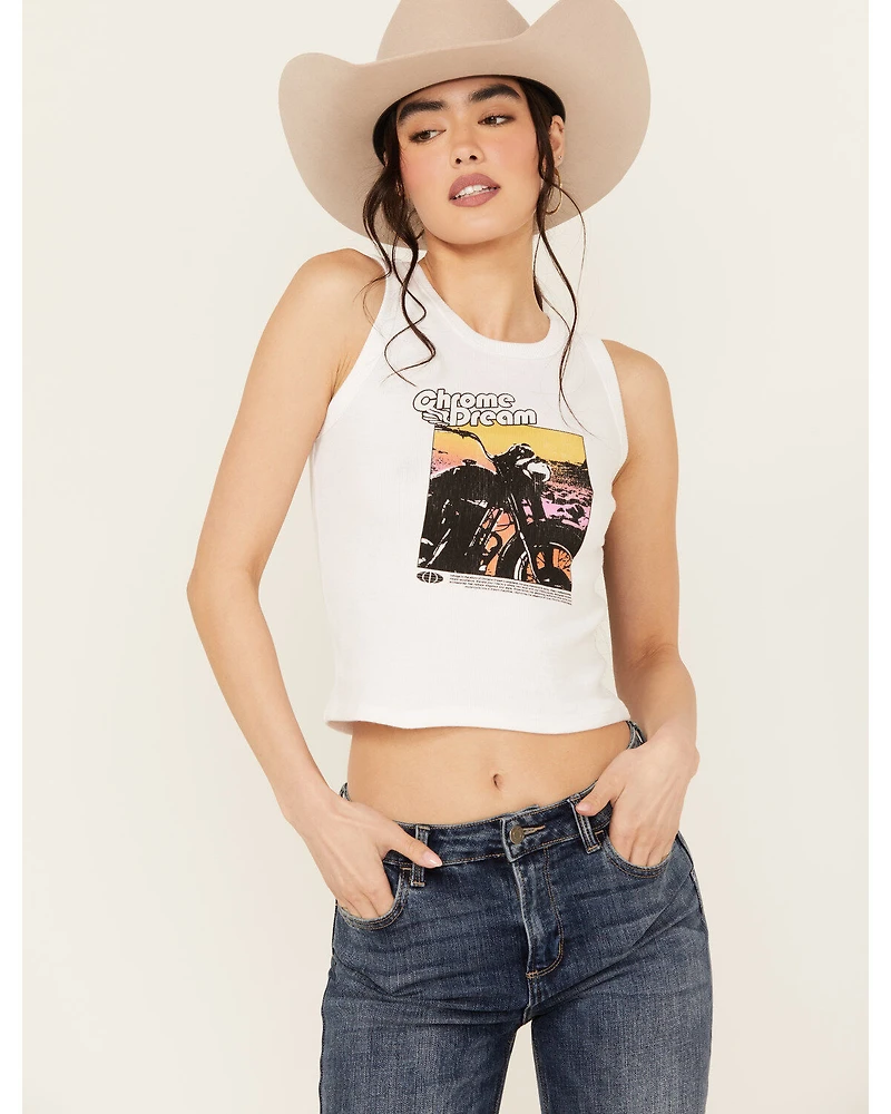 Girl Dangerous Women's Chrome Dream Motor Graphic Tank