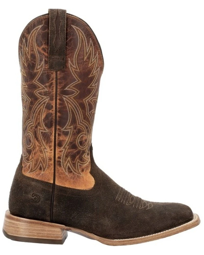 Durango Men's Arena Elite 13" Roughout Roper Boots - Broad Square Toe