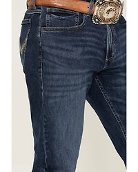 Wrangler 20X Men's Warren Medium Wash Slim Straight Stretch Denim Jeans - Tall