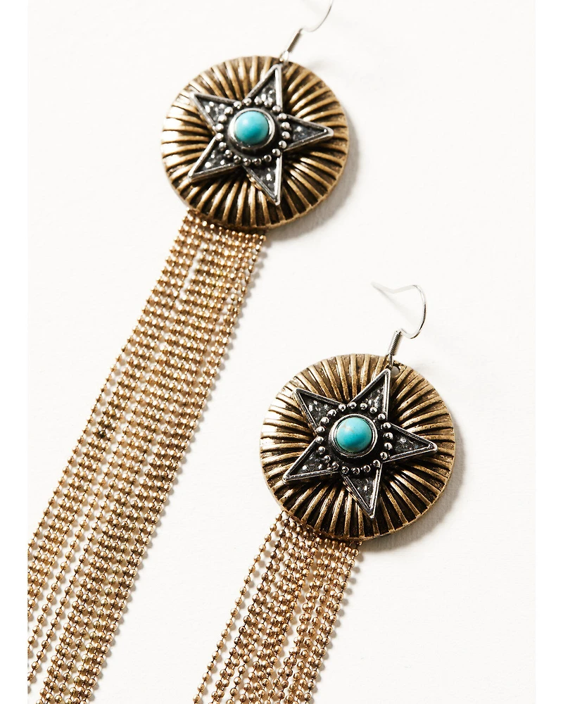 Idyllwind Women's Montclair Star Fringe Earrings