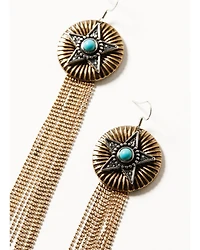 Idyllwind Women's Montclair Star Fringe Earrings
