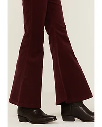 Chrysanthemum Little Girls' Corduroy Pull On Bell Bottom Pants