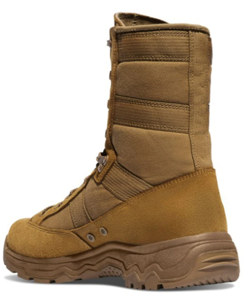 Danner Men's Reckoning 8" Coyote Hot Lace-Up Boots - Round Toe