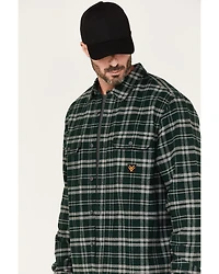 Hawx Men's Plaid Long Sleeve Button-Down Flannel Work Shirt