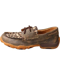 Twisted X Kids' Leopard Printed Moccasins