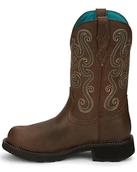 Justin Women's Tasha Waterproof Western Work Boots - Steel Toe