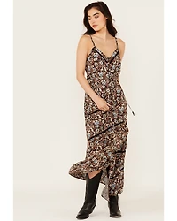 Idyllwind Women's Floral Print Sleeveless Maxi Dress