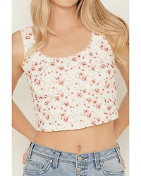 Shyanne Women's Floral Print Corset Top
