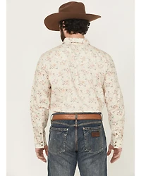 Gibson Trading Co Men's Solstice Floral Print Long Sleeve Snap Stretch Western Shirt