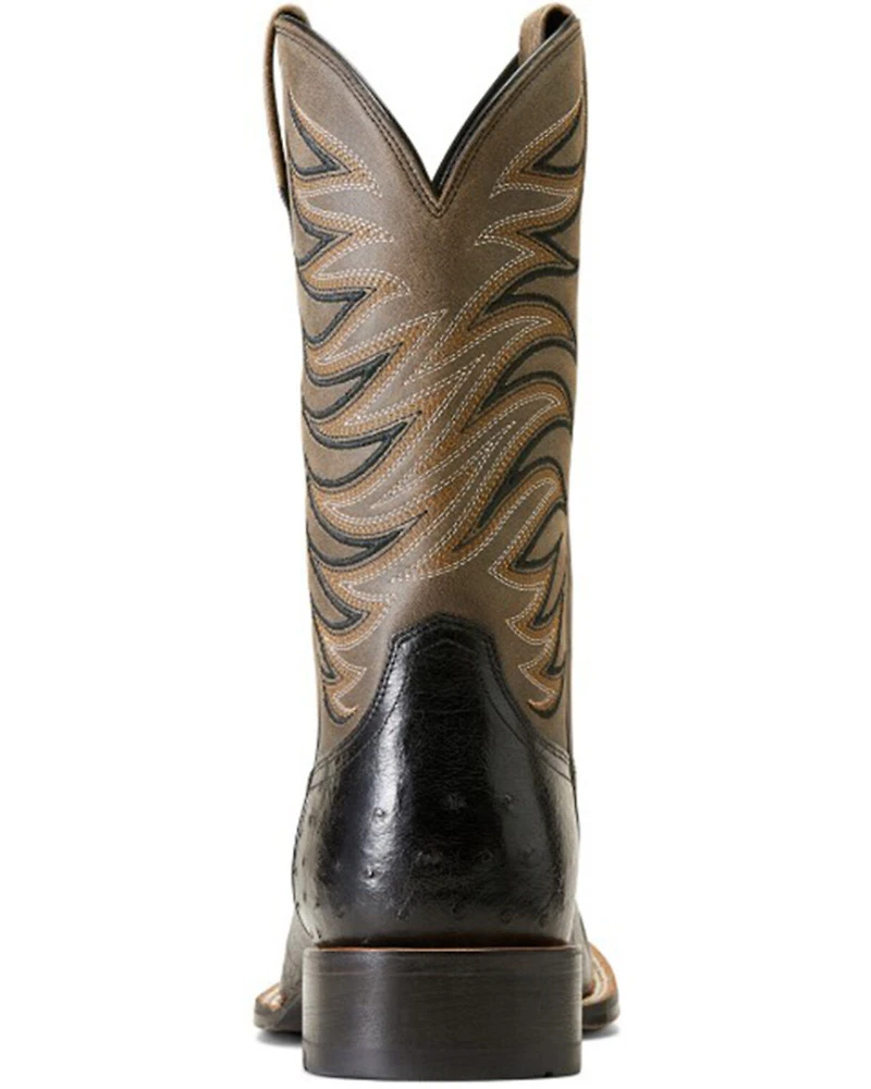Ariat Men's Badlands Exotic Ostrich Western Boots
